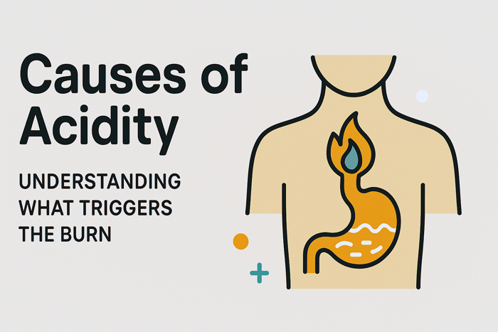 Acidity causes