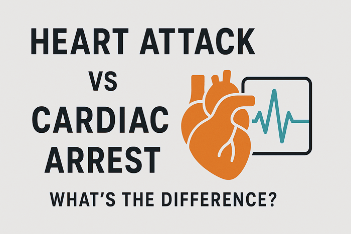 Heart attack vs Cardiac arrest difference