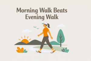 Morning walk beats evening walk