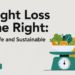 Weight Loss Done Right Slow, Safe and Sustainable